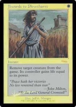 画像1: (Promo-FNM)Swords to Plowshares/剣を鍬に(英,EN)