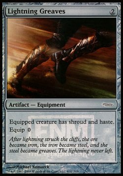 画像1: (Promo-FNM)Lightning Greaves/稲妻のすね当て