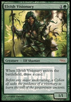 画像1: (Promo-FNM)Elvish Visionary/エルフの幻想家