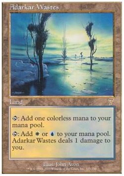 画像1: $FOIL$(7ED-R)Adarkar Wastes/アダーカー荒原(英,EN)