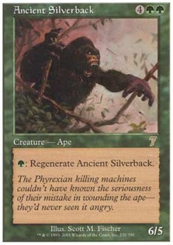 画像1: $FOIL$(7ED-R)Ancient Silverback/年経たシルバーバック(日,JP)