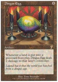 $FOIL$(7ED-R)Dingus Egg/不明の卵(日,JP)