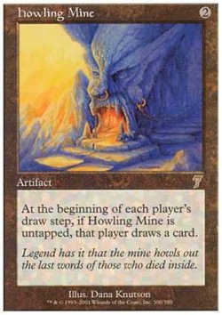 画像1: $FOIL$(7ED-R)Howling Mine/吠えたける鉱山(英,EN)