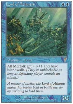 画像1: $FOIL$(7ED-R)Lord of Atlantis/アトランティスの王(日,JP)