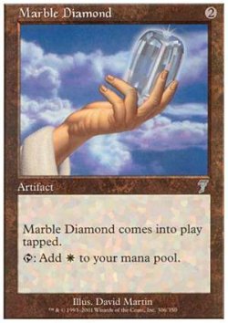 画像1: $FOIL$(7ED-U)Marble Diamond/乳白色のダイアモンド(英,EN)
