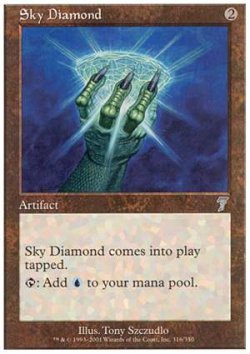 画像1: $FOIL$(7ED-U)Sky Diamond/空色のダイアモンド(日,JP)