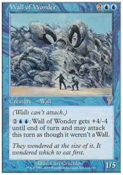 画像1: $FOIL$(7ED-R)Wall of Wonder/驚きの壁(日,JP)