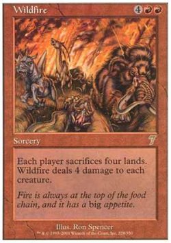 画像1: $FOIL$(7ED-R)Wildfire/燎原の火(日,JP)