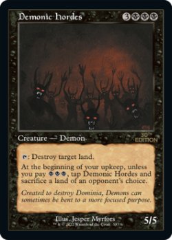 画像1: 【旧枠】(A30-RB)Demonic Hordes