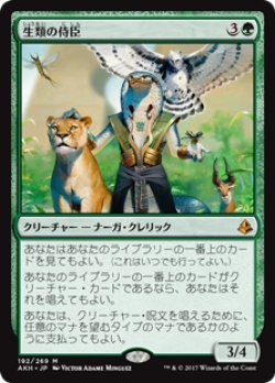 画像1: 【Foil】(AKH-MG)Vizier of the Menagerie/生類の侍臣(日,JP)