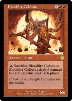 画像1: 【Foil】(APC-RR)Bloodfire Colossus/沸血の巨像(日,JP)