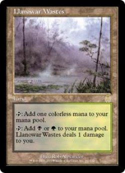 画像1: 【Foil】(APC-RL)Llanowar Wastes/ラノワールの荒原(英,EN)