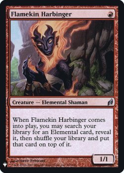 画像1: 【Foil】(MB1-UR)Flamekin Harbinger/炎族の先触れ(英,EN)