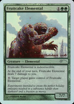 画像1: 【Foil】(Promo-HHO)Fruitcake Elemental (2006年Holiday Promo)