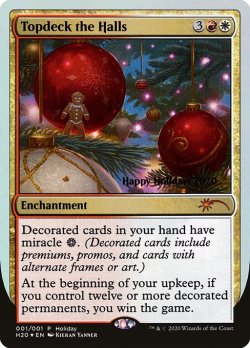 画像1: 【Foil】(Promo-HHO)Topdeck the Halls (2020年Holiday Promo)