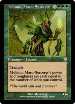 画像1: 【Foil】(INV-RG)Molimo, Maro-Sorcerer/マローの魔術師モリモ(日,JP)