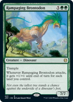 画像1: (JMP-RG)Rampaging Brontodon/暴れ回るブロントドン(英,EN)