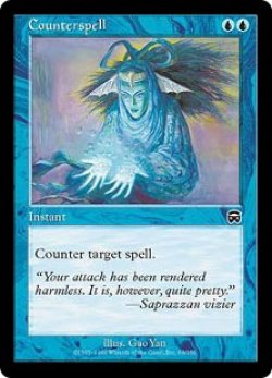 画像1: 【Foil】(MMQ-CU)Counterspell/対抗呪文(英,EN)