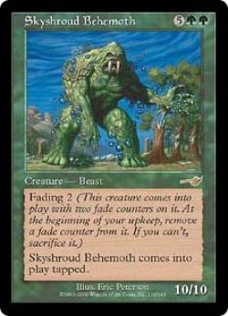 画像1: 【Foil】(NEM-RG)Skyshroud Behemoth/スカイシュラウドのビヒモス(日,JP)