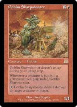 画像1: 【Foil】(ONS-RR)Goblin Sharpshooter/ゴブリンの名手(英,EN)