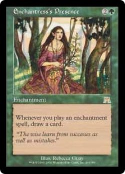 画像1: 【Foil】(ONS-RG)Enchantress's Presence/女魔術師の存在(英,EN)