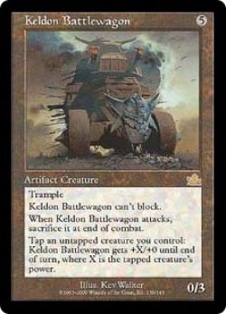 画像1: 【Foil】(PCY-RA)Keldon Battlewagon/ケルドの闘車(英,EN)