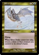 【Foil】(PLS-CM)Silver Drake/銀のドレイク(日,JP)