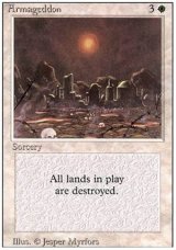 【黒枠FBB】(3ED-R)Armageddon/ハルマゲドン(伊,Ita,独,ger,仏,Fra)