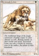 【黒枠FBB】(3ED-R)Savannah Lions/サバンナ・ライオン(伊,Ita,独,ger,仏,Fra)