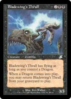 画像1: 【Foil】(SCG-UB)Bladewing's Thrall/刃の翼の虜(日,JP)