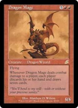 画像1: 【Foil】(SCG-RR)Dragon Mage/ドラゴン魔道士(英,EN)