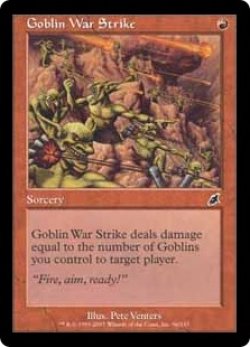 画像1: 【Foil】(SCG-CR)Goblin War Strike/ゴブリンの集中攻撃(英,EN)