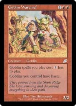 画像1: 【Foil】(SCG-UR)Goblin Warchief/ゴブリンの戦長(日,JP)