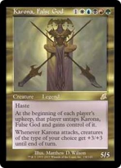 画像1: 【Foil】(SCG-RM)Karona, False God/邪神カローナ(英,EN)