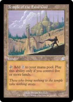 画像1: 【Foil】(SCG-UL)Temple of the False God/邪神の寺院(日,JP)