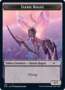 画像1: (SLD-Token)Faerie Rogue Token/フェアリー・ならず者トークン (No.014)(英,EN)