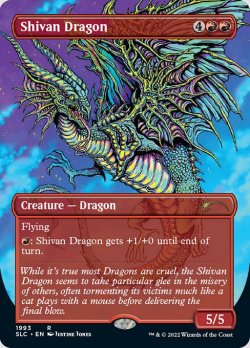 画像1: (SLD-RR)Shivan Dragon/シヴ山のドラゴン (No.1993)(英,EN)