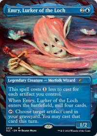 【Foil】(SLD-RU)Emry, Lurker of the Loch/湖に潜む者、エムリー (No.2019)(英,EN)