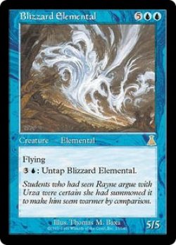 画像1: 【Foil】(UDS-RU)Blizzard Elemental/吹雪の精霊(日,JP)