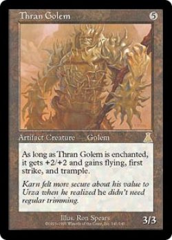 画像1: 【Foil】(UDS-RA)Thran Golem/スランのゴーレム(日,JP)