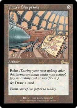 画像1: 【Foil】(ULG-RA)Urza's Blueprints/ウルザの青写真(英,EN)