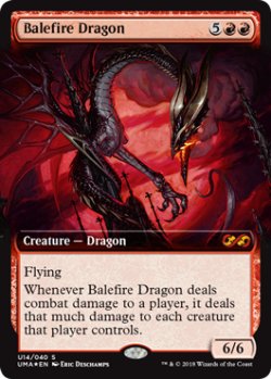 画像1: (UMA-Box_Topper-MR)Balefire Dragon/災火のドラゴン(英,EN)