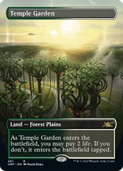 画像1: 【Foil】【フレームレス】(UNF-RL)Temple Garden/寺院の庭