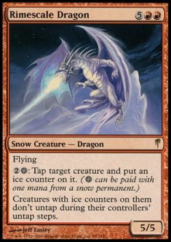画像1: 【英,EN】(CSP-R)Rimescale Dragon/霧氷鱗のドラゴン