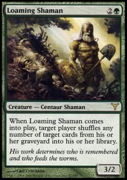 画像1: 【FOIL】(DIS-R)Loaming Shaman/土覆いのシャーマン(英,EN)