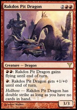 画像1: 【FOIL】(DIS-R)Rakdos Pit Dragon/ラクドスの地獄ドラゴン(英,EN)