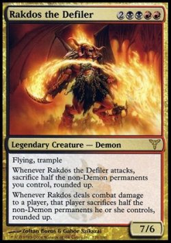 画像1: 【FOIL】(DIS-R)Rakdos the Defiler/穢すものラクドス(日,JP)