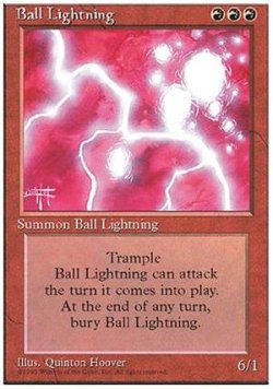 画像1: (4ED-FBB-R)Ball Lightning/ボール・ライトニング(日,JP)