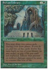 (4ED-R)Sylvan Library/森の知恵(JP,ENG)