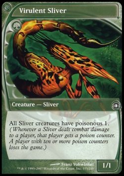 画像1: $FOIL$(FUT-C)Virulent Sliver/悪性スリヴァー(JP)